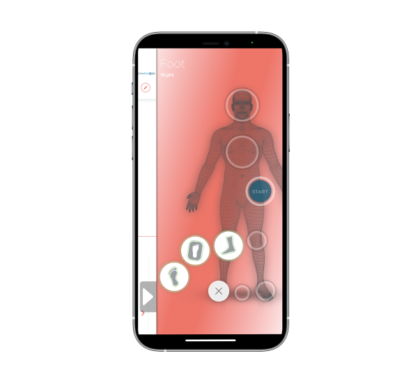 Leg scan iphone ockup